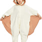 Canasour Chipmunk Onesie For Kids Halloween Cosplay Costume Girls Animal Unisex Outfuit Flier Mouse One Piece Hooded Soft Pajama