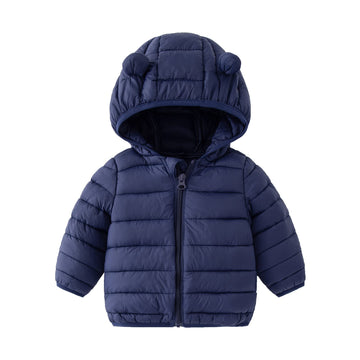 Cecorc Winter Coats For Kids With Hoods Light Puffer Jacket For Girls, Boys | Baby, Infants, Toddlers, 3T,Navy