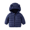 Cecorc Winter Coats For Kids With Hoods Light Puffer Jacket For Girls, Boys | Baby, Infants, Toddlers, 12-18 Months,Navy