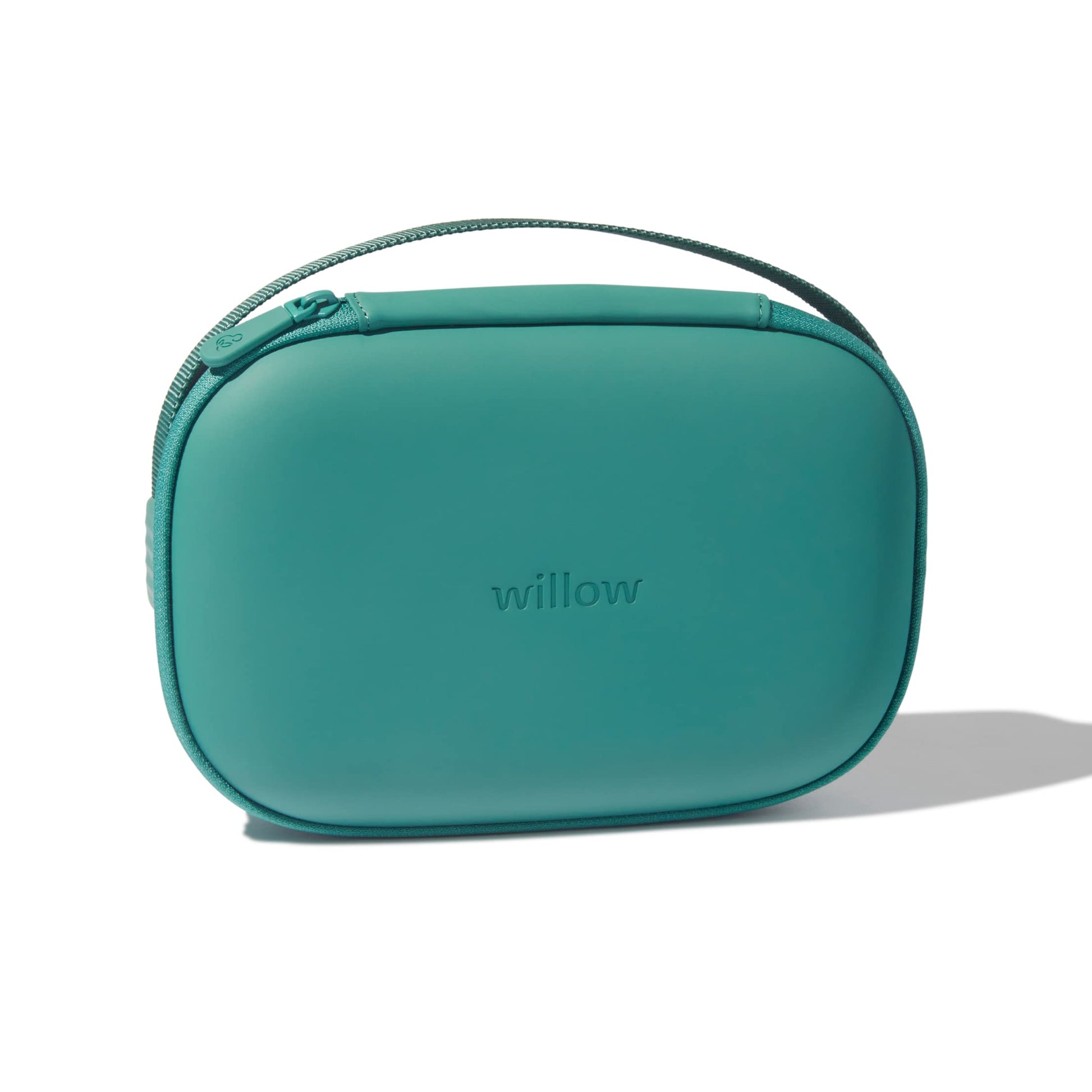 Willow Breast Pump Carrying Case, Teal, Use with Hands Free Wearable Breast Pumps, Ultra Durable Hard Shell Breast Pump Case wit