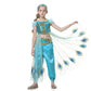 Dressy Daisy Arabian Princess Costume Halloween Party Fancy Dress Up Belly Dance Wear Outfit For Little Girls Size 10, Style G