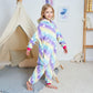 Newplush Kids Animal Cosplay Costumes Pajamas Christmas Children Rainbow Cloud Unicorn Onesie Birthday Gifts(2-4 Years)