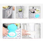 CALANDIS Baby Crib Bed Hanging Bag Rack Bedside Diaper Organizer Bag Pp Support Plate Stripe
