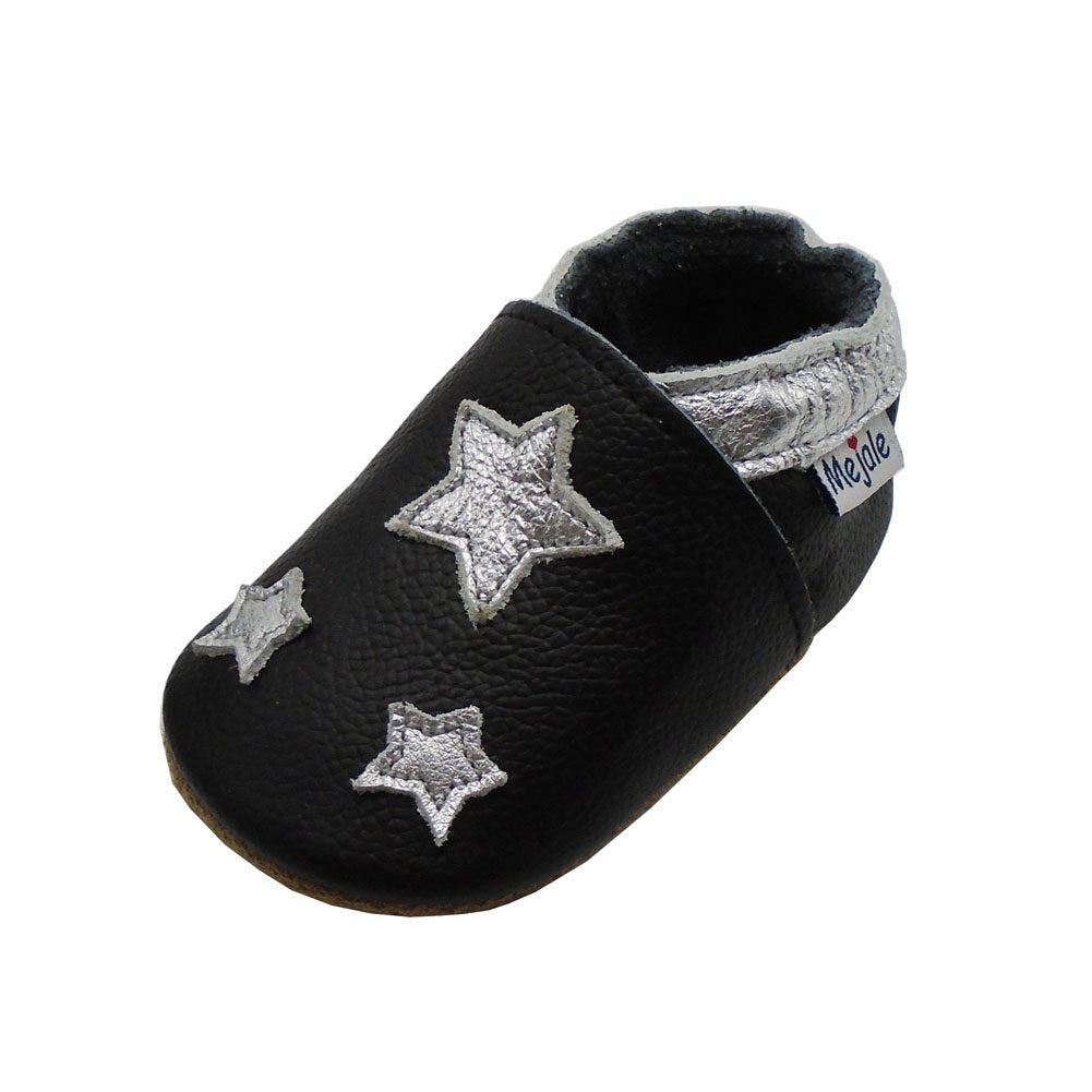 Mejale Cartoon Soft Sole Leather Baby Crib Shoes Infant Toddler Prewal – Cutebab WBBAPB01FXAUD58