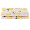 ATORSE Baby Swaddling Blanket Soft Muslin Cotton Swaddle Towel Lemon