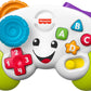 Fisher-Price Baby & Toddler Toy Laugh & Learn Game & Learn Controller Green Pretend Video Game with Music & Lights for Infants A