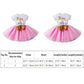 Girl Newborn It'S My 1St/2Nd Birthday Shinny Printed Tutu Princess Dress Onesie Outfit Set Purple (2 Years)