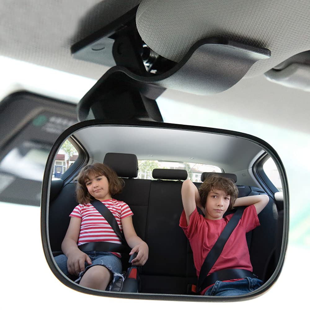 Automotive Interior Rearview Baby Mirror right Wide Angle Convex Mirror for Infant Toddler Child Children Backseat Adjustable Re
