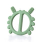 Haakaa Silicone Crab Baby Teether,Teething Toys,360 Baby Toothbrush Head for Infant Self-Brushing Training,Food-Grade Silicone,P