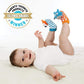 bblv - Do - Foot Finders - Fun and colorful baby developmental socks with rattle (Fox and Owl)