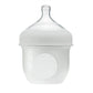 Boon Nursh Reusable Silicone Baby Bottle With Collapsible Silicone Pouch Design - Everyday Baby Essentials - Stage 1 Slow Flow B