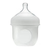 Boon Nursh Reusable Silicone Baby Bottle With Collapsible Silicone Pouch Design - Everyday Baby Essentials - Stage 1 Slow Flow B