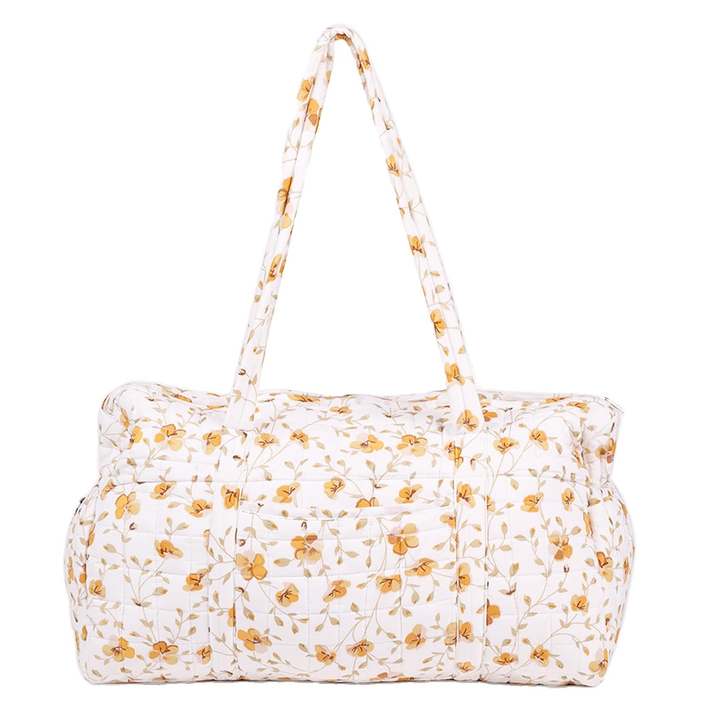 MomS Home New Born Baby Organic Cotton Travel Bag Diaper Multipurpose Carry Bags For Mothers | Pack 1 | Bloom