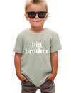 Sanixjoo Big Brother Shirt Toddler Baby Boys Promoted To Big Brother T-Shirt Announcement Short Sleeve Sibling Outfit(Sage Green
