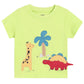 Miniklub Baby Boys Round Neck Short Sleeve Knit TShirt (1218M) Multicolour