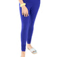 INDIAN FLOWER Lycra Leggings Full Length/Bottom WEAR for Kids Pant Royal Blue