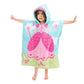Florica Hooded Bath Towels For Girls Kids Toddlers Children 2 To 6 Years Old Cotton Ultra Soft Absorbent Poncho Beach Towel For