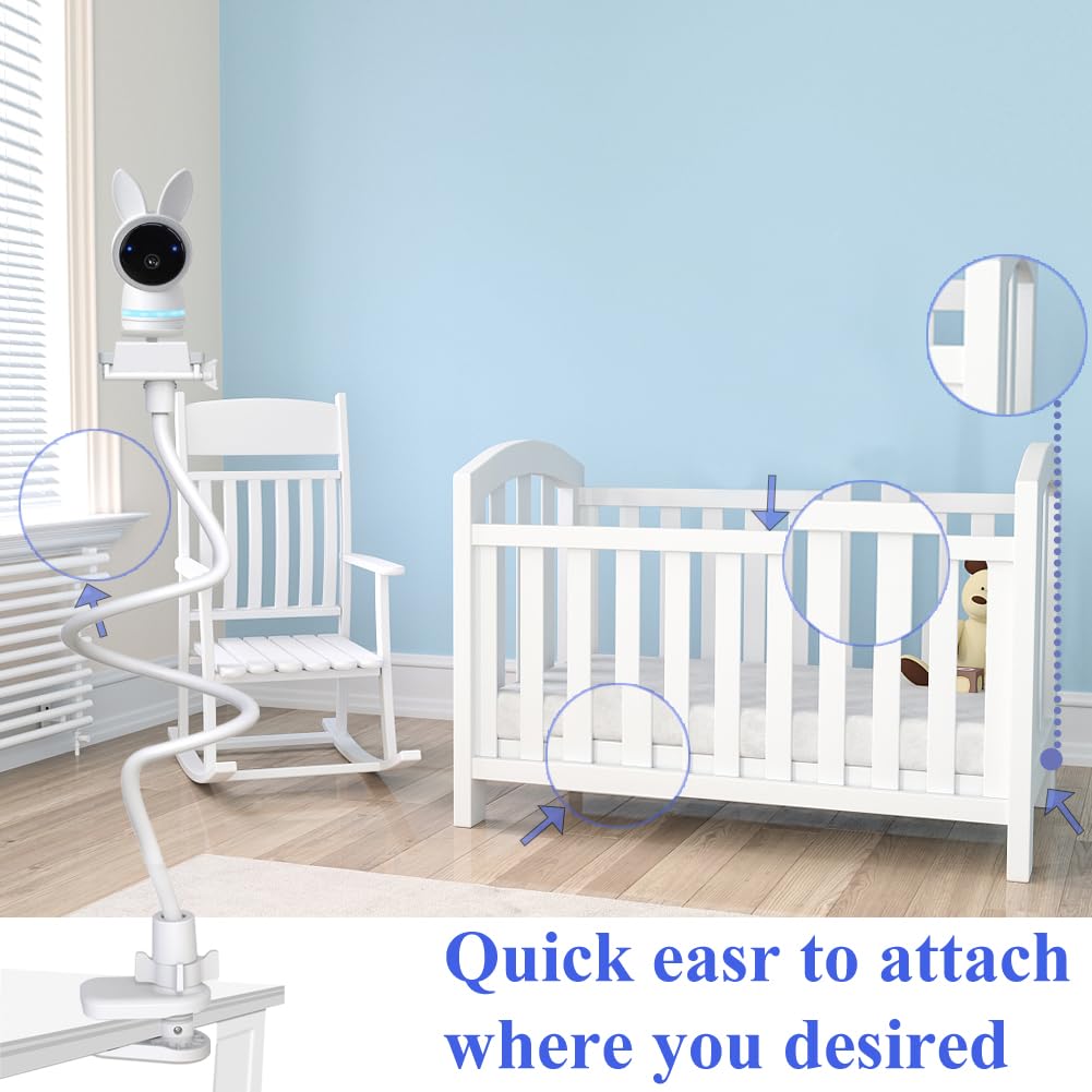 Eysaft Baby Monitor Holder Mount For Tapo C220/C201,Kasa Camera Ec70/Ec71/Kc410S