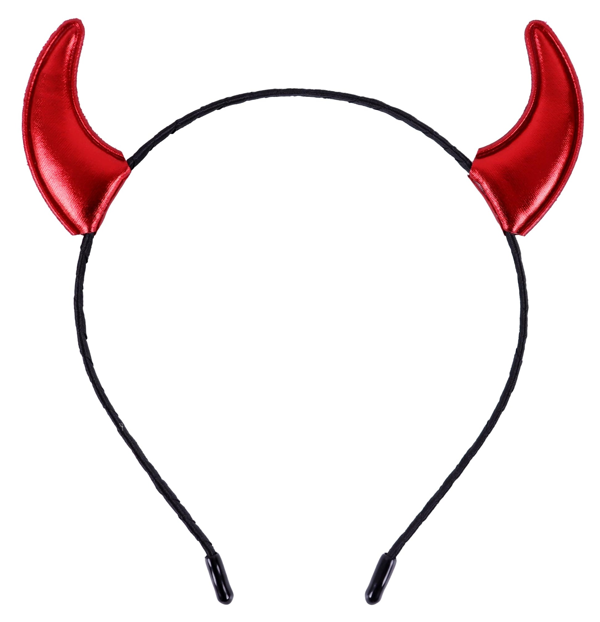 Bonnie Z. Leonardo Glossy Devil Horns Headband Red