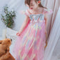 Dressy Daisy Girls Unicorn Birthday Party Rainbow Princess Costume Pageant Fancy Tulle Dress Size 4-5