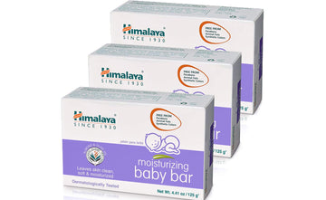 Himalaya Moisturizing Baby Bar, Mild And Moisturizing Bar Soap For Baby, 4.41 Oz, 3 Pack