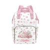 Personalized Baby Diaper Bag Backpack for Women, Custom Name Nursing Mommy Daypack, Diaper Bag for Girls Boys, New Mom Gifts (Fl