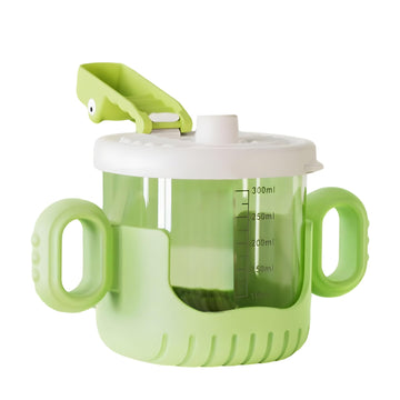 MINI SOUL Cute Design Training Cup for Babies, AntiSpill Drinking Cups, BPA Free Food Grade Material Drinking Cup, Water Bottle