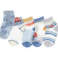 Syga 5 Pairs Baby Girl & Baby Boy Socks, Toddlers Infant Cotton Stretch Crew Socks With Car Design, Suitable For 13Years Baby