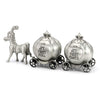 Yoption Baby First Haircut Keepsake and First Tooth Fairy Box Set, Zinc Alloy Pumpkin Carriage Baby Dropped Tooth Keepsake Stora