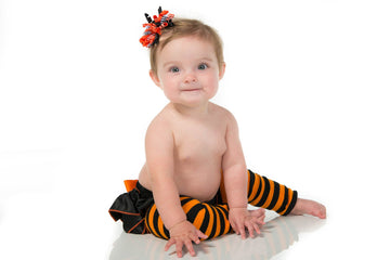 Judanzy Christmas And Halloween Baby And Toddler Leg Warmers For Girls And Boys (One Size, Halloween Stripe)