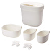 Ikea ONSKLIG Stor Baskets Changing TBL Set of 4, White