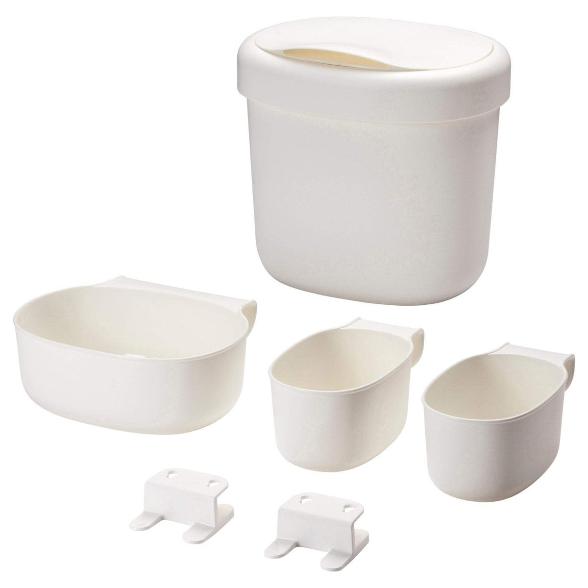 Ikea ONSKLIG Stor Baskets Changing TBL Set of 4, White