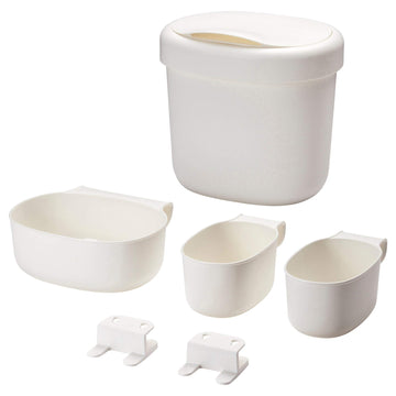 Ikea ONSKLIG Stor Baskets Changing TBL Set of 4, White
