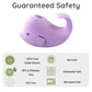Pandaear Baby Bathtub Faucet Cover For Kids Toddlers - Bath Spout Cover For Baby Bathroom Tub, Whale (Purple)