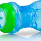 Nuby No Spill Easy Grip Trainer Cup 10 Oz (Pack Of 2, Blue/Green)
