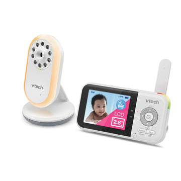 Vtech Vm3258 2.8' Digital Video Baby Monitor With Night-Light, Two-Way Audio, And Temperature Sensor
