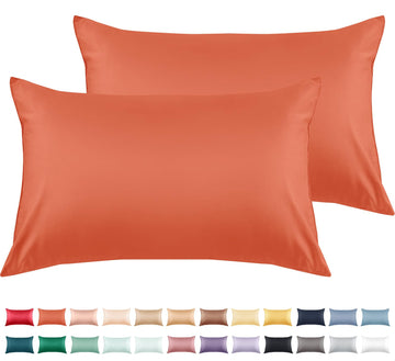 Warmstar 100% Cotton Toddler Pillowcase Set of 2, 600 Thread Count 13x18 Toddler Pillowcases Soft & Breathable, Cotton Travle Pi