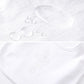 Pureborn Baby Boys Baptism Outfits Long Sleeve Christening Romper Organic Cotton Jumpsuit With Bonnet And Bib 3 Pcs White 3-6 Mo