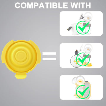2-Pcs Membrane Compatible With Medela Pump Parts Pump - Food Grade Silicone Replacement Membranes Compatible With Pump In Style