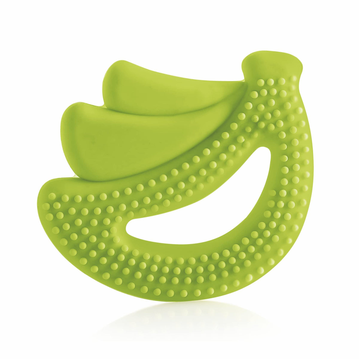 Beebaby Banana Soft Silicone Teether For 3 To 6 Months With Carrying Case, Bpa Free Us Fda Approved Teether For Baby With Textur