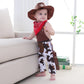 Lxkikmm Baby Toddler Boy Cowboy Outfit Rodeo Birthday Costume Woody 1-3 Months