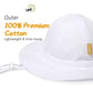 Baby Girl Sun Hat With Upf 50+ Outdoor Adjustable Toddler Beach Hat With Wide Brim Bucket Hats For Kids 2-4 Years
