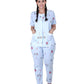 MUKHAKSH (Pack of 1 Set = 1 Pyjamas + 1 Top Girls Summer Cotton Beautiful Blue Night Suit Night Wear Lounge Wear Pyjamas Setvery