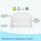 Graco Paris 4-In-1 Convertible Crib (White) - Greenguard Gold Certified, Converts To Toddler Bed, Daybed And Full Bed, Fits Stan