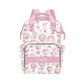 Custom Diaper Bag Backpack for Women, Personalized Name Nursing Mommy Daypack, Diaper Bag for Girls Boys, New Mom Gifts (Hot Air