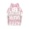 Custom Diaper Bag Backpack for Women, Personalized Name Nursing Mommy Daypack, Diaper Bag for Girls Boys, New Mom Gifts (Hot Air