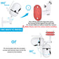 Wochel Adjustable Baby Monitor Mount For Hellobaby Hb65/Hb40/Hb6550/Hb66/Hb6339/Hb6550 Pro, Anmeate Sm935E, Universal Baby Monit