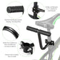 Lixada Bicycle Rear Seat Handle Grip Kids Safety Handle Grip Bikes Child Back Seat Armrest Bicycle Accessory