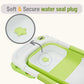 Pandaear Collapsible Baby Bathtub For Newborn Infant With Soft Cushion, Foldable Portable Baby Bathtub, Infant Bath Tub Toddler
