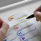 160 Pcs Baby Bottle Labels For Daycare, Waterproof Write-On Kids Name Labels, Self-Laminating Self-Adhesive Bottle Strickers For